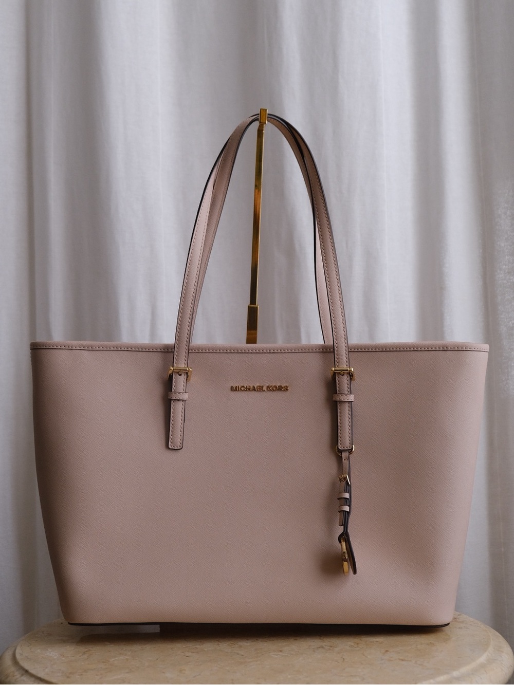 Michael Kors Multifunction Jet Set Travel Saffiano Leather Tote